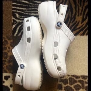 Crocs Classic Platform Clog (True White)